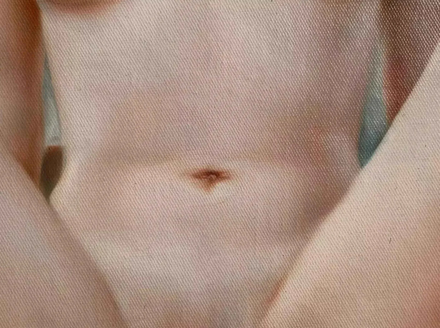 art-décoration-tableau-femme-nue-intégrale-peinture-originale-huile-toile - Kikooyou Art Gallery