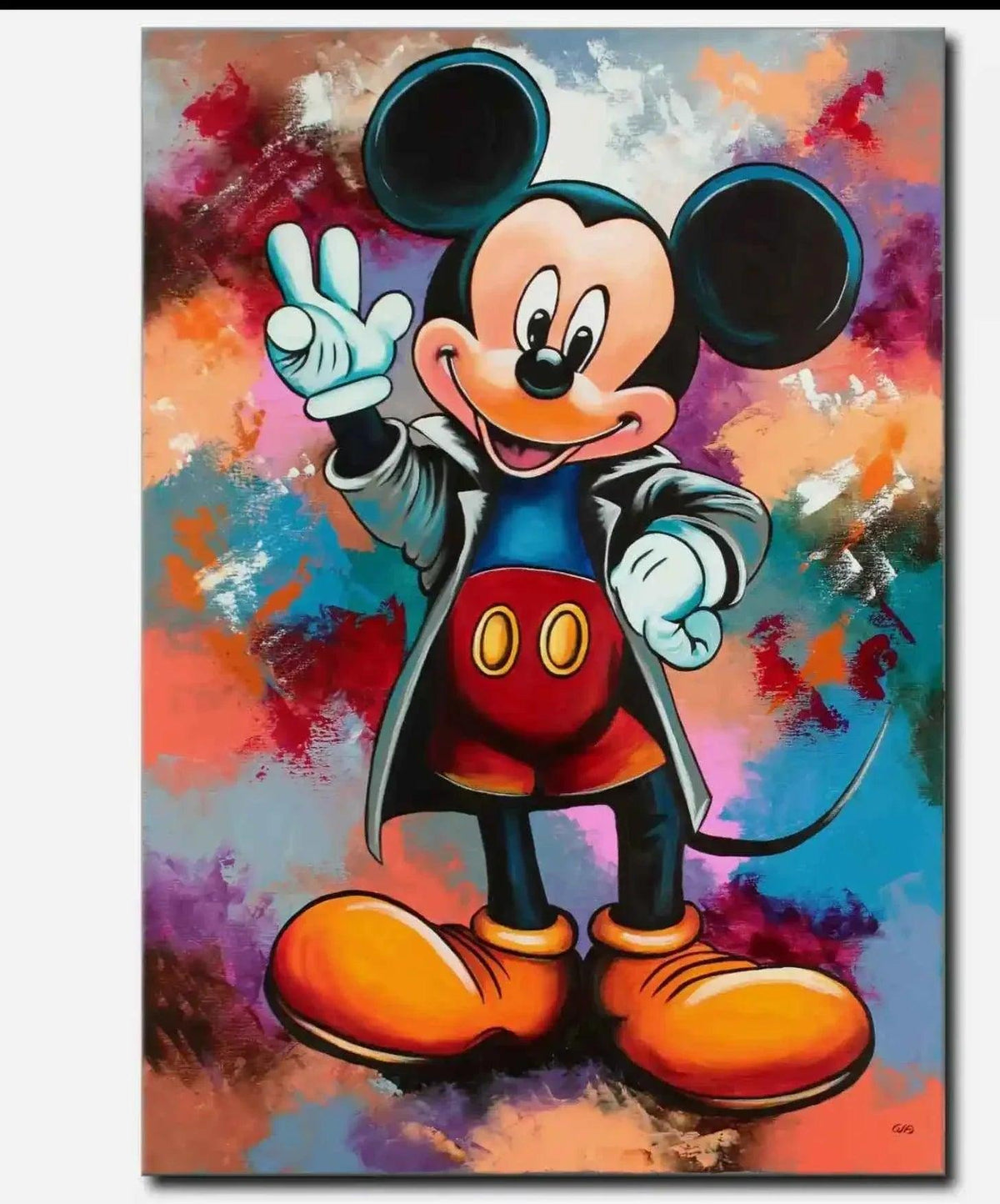 art-moderne-portrait-souris-bd-comic-acrylique-toile - Kikooyou Art Gallery