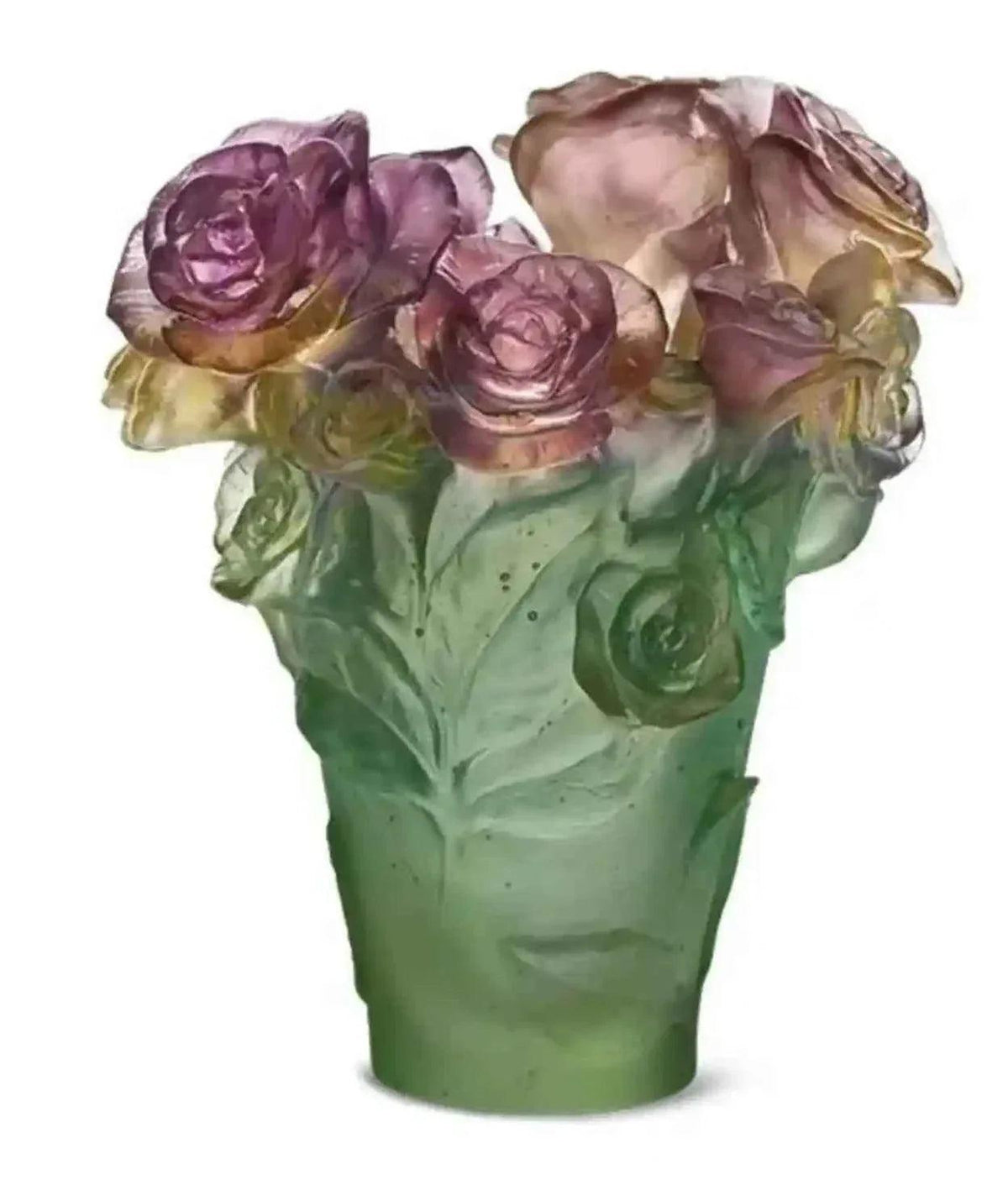 objet-arts decoration-vase-bouquet-roses-verre-fleurs-originale - Kikooyou Art Gallery