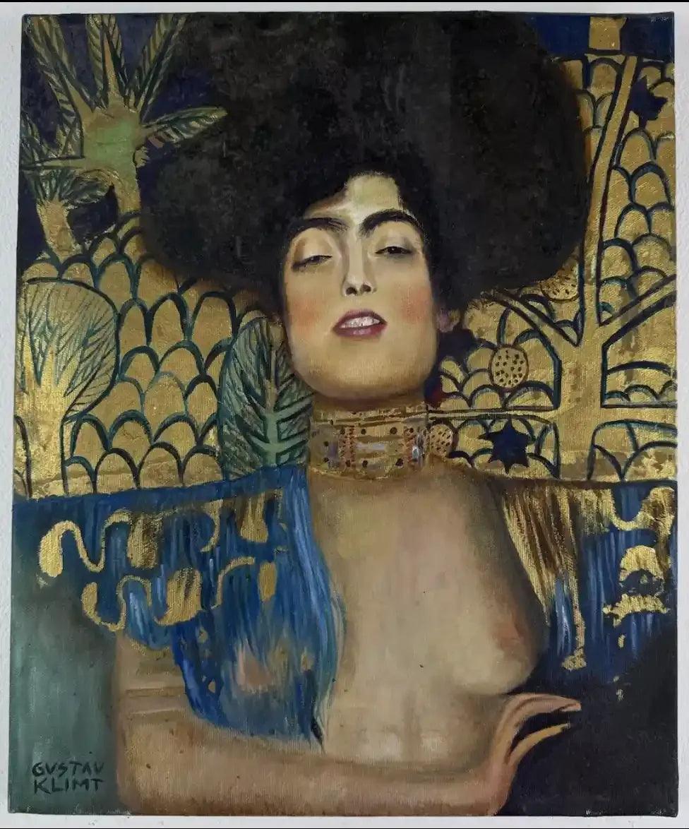 art-portrait-Judith-colier-feminin-femme-peinture huile sur toile - Kikooyou Art Gallery