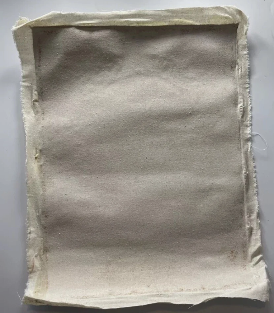 Tableau huile original école Jésus Christ crucifixion