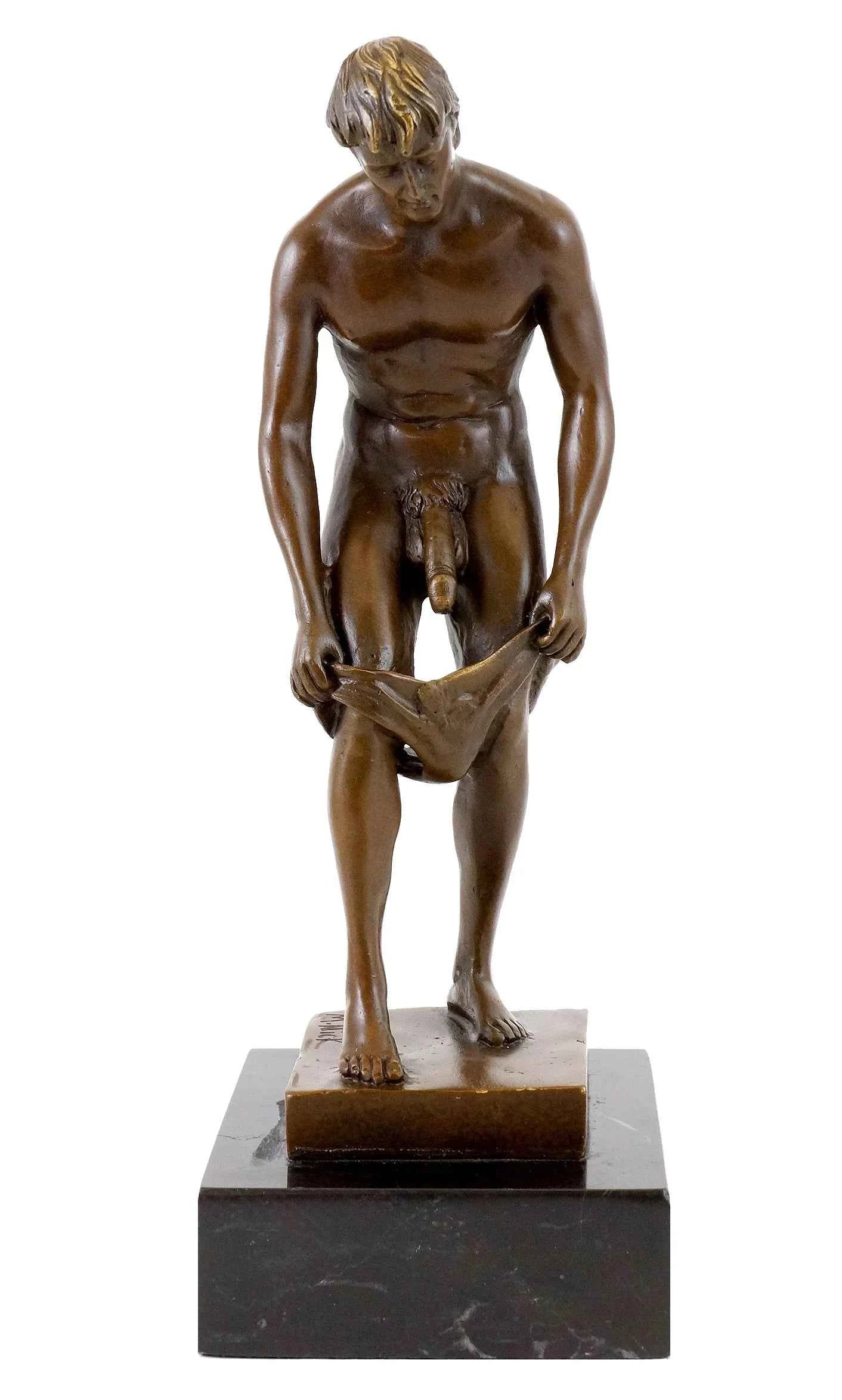 art-érotique-sexe-gay-homme-nu-intégrale-ttbm-statue-bronze