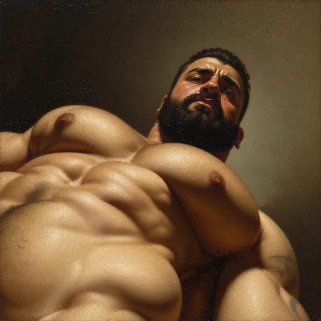 peinture huile sur toile faite sur commande - PORTRAIT BOGOSSE PECS