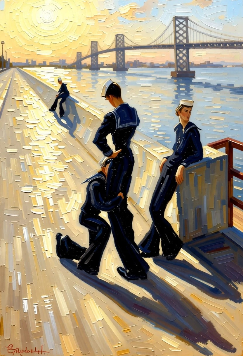 peinture huile sur toile faite SUR COMMANDE - PORTRAIT MALE GAY LOVERS AUTRE TEMPS
