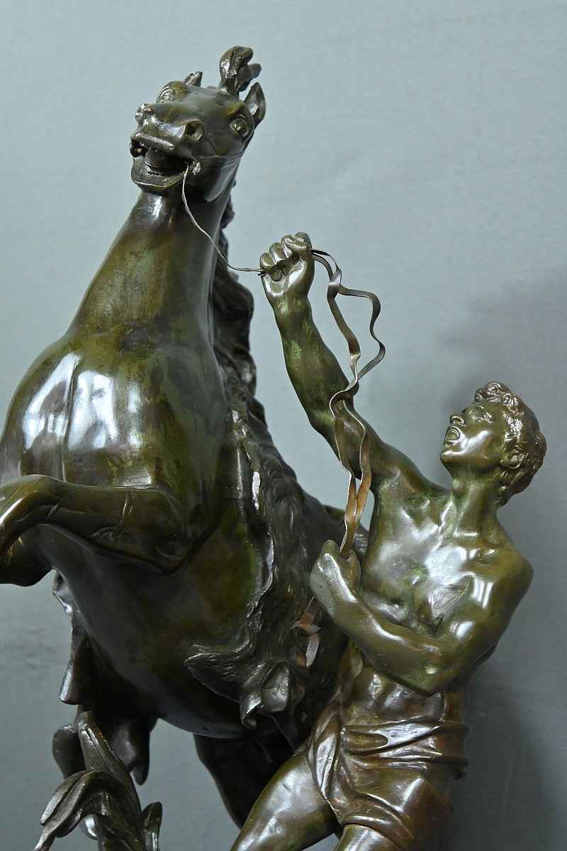 Grand Bronze « le Cheval de Marly », d’après Coustou – Début XXe