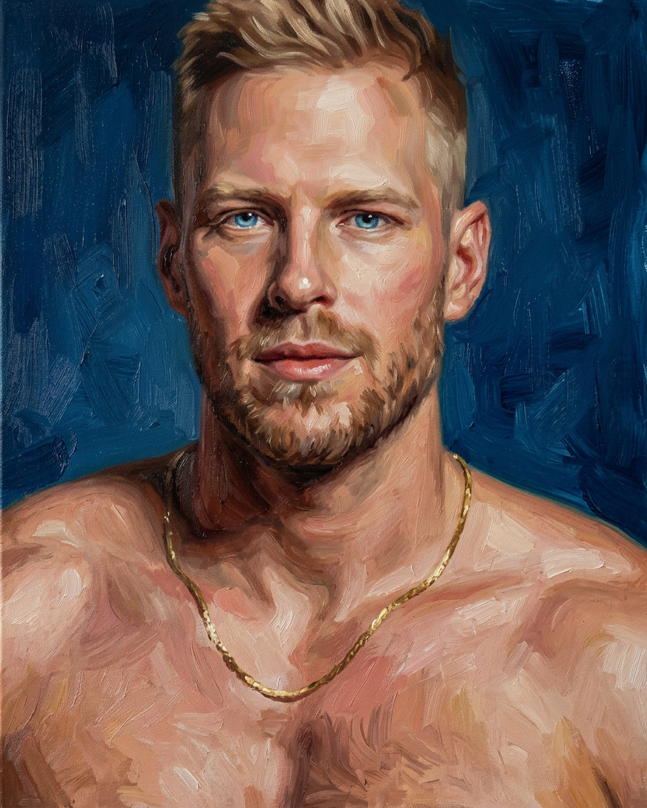 peinture huile sur toile faite sur commande - PORTRAIT BEAUTY