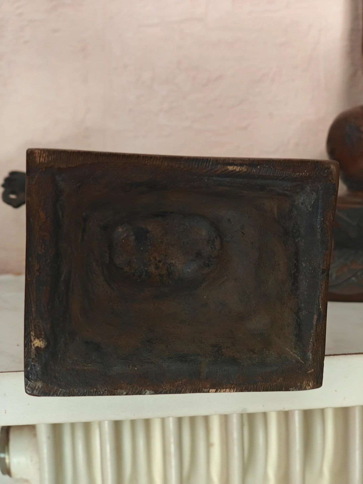 Ancienne statue indoue en bronze d'éléphant Ganesh dieu de la richesse - Kikooyou Art Gallery