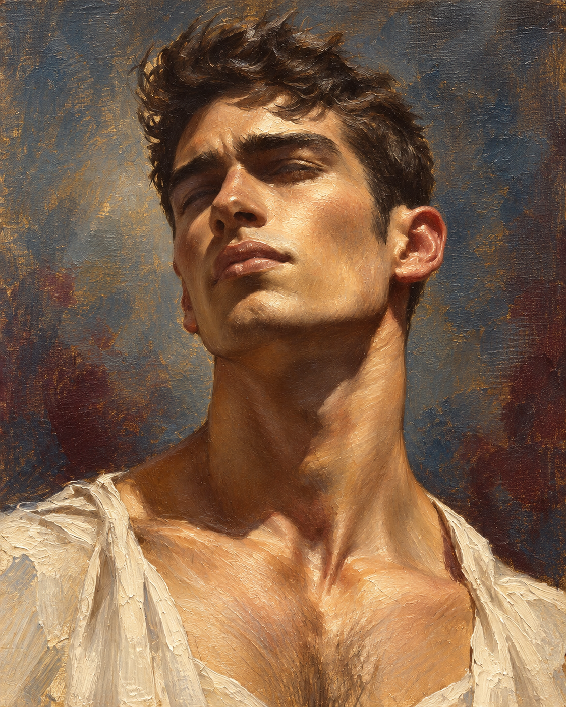 peinture huile sur toile faite sur commande - PORTRAIT BOGOSSE