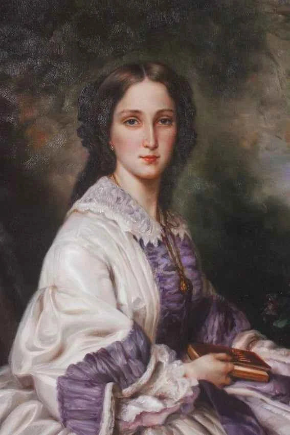 Portrait à l'huile de la comtesse Alexandre Nikolaïevitch Lambsdorff