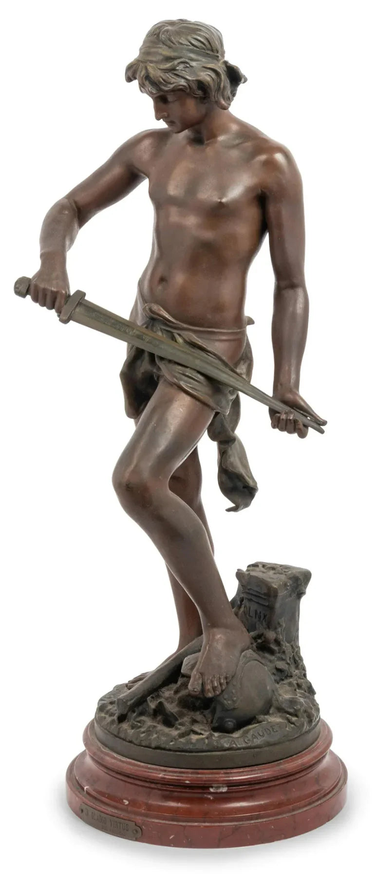 Adrien Étienne Gaudez "dans Gladio Virtus" ou "Force in the Sword".