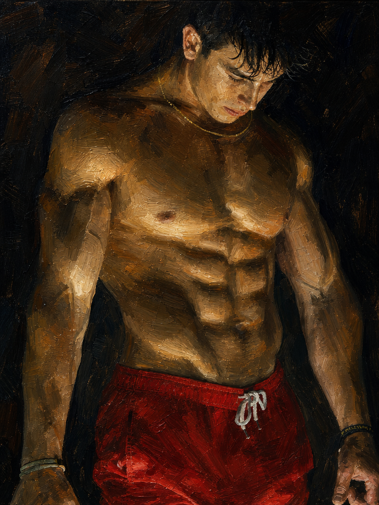 peinture huile sur toile faite sur commande - PORTRAIT BOGOSSE