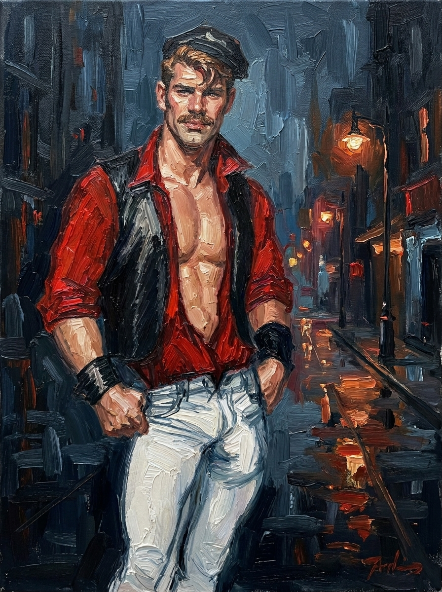 peinture huile sur toile faite sur commande - PORTRAIT BOGOSSE