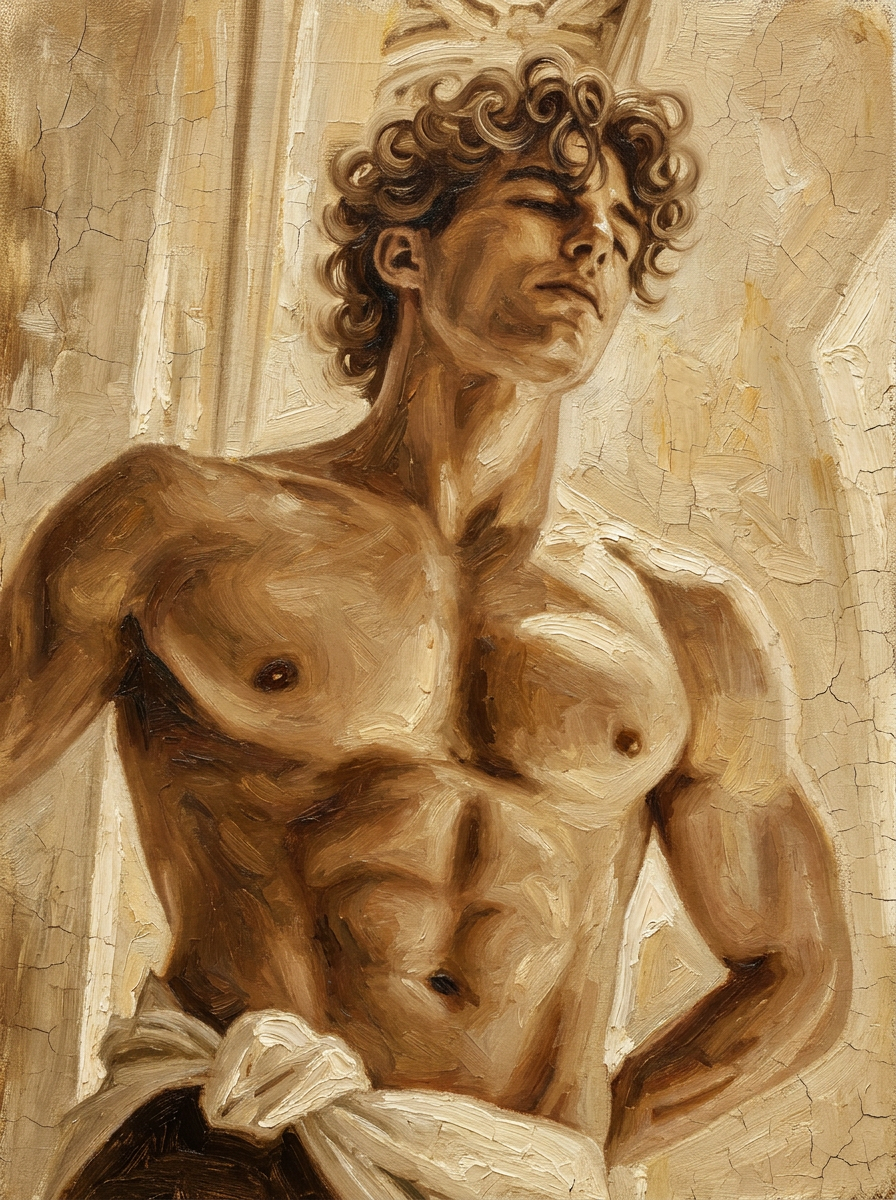 peinture huile sur toile faite sur commande - PORTRAIT BOGOSSE
