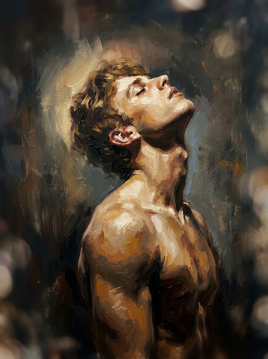 peinture huile sur toile faite sur commande - PORTRAIT BOGOSSE