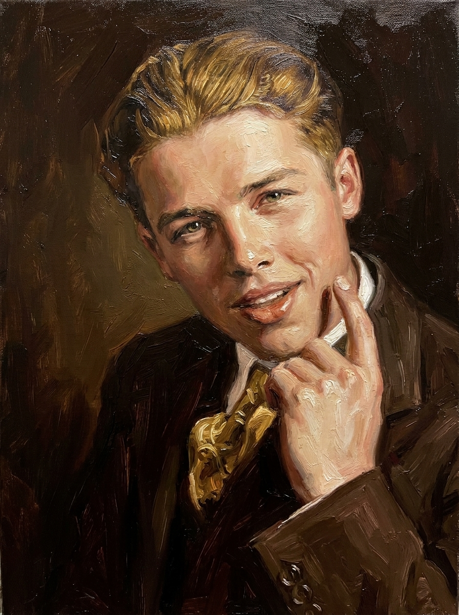 peinture huile sur toile faite sur commande - PORTRAIT MIGNON