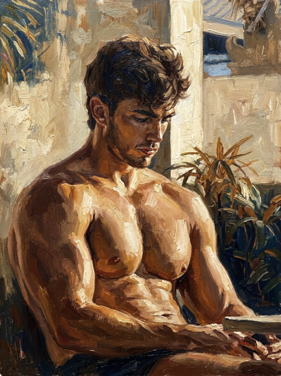 peinture huile sur toile faite sur commande - PORTRAIT PECS