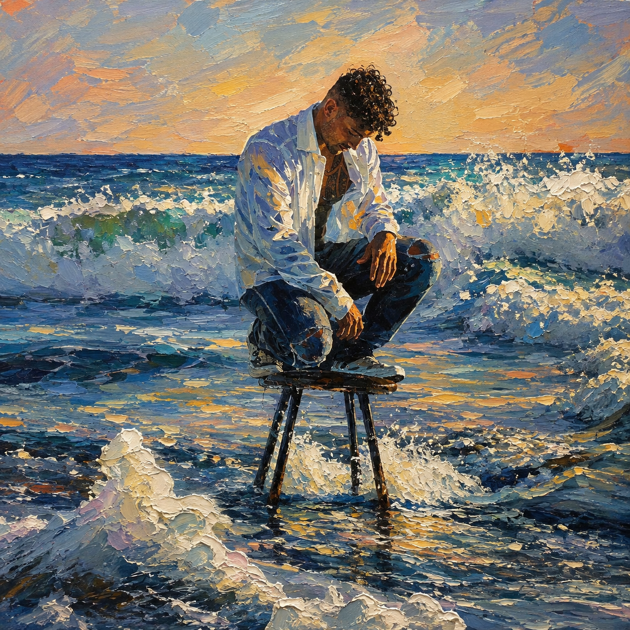 peinture huile sur toile faite sur commande - PORTRAIT BOGOSSE