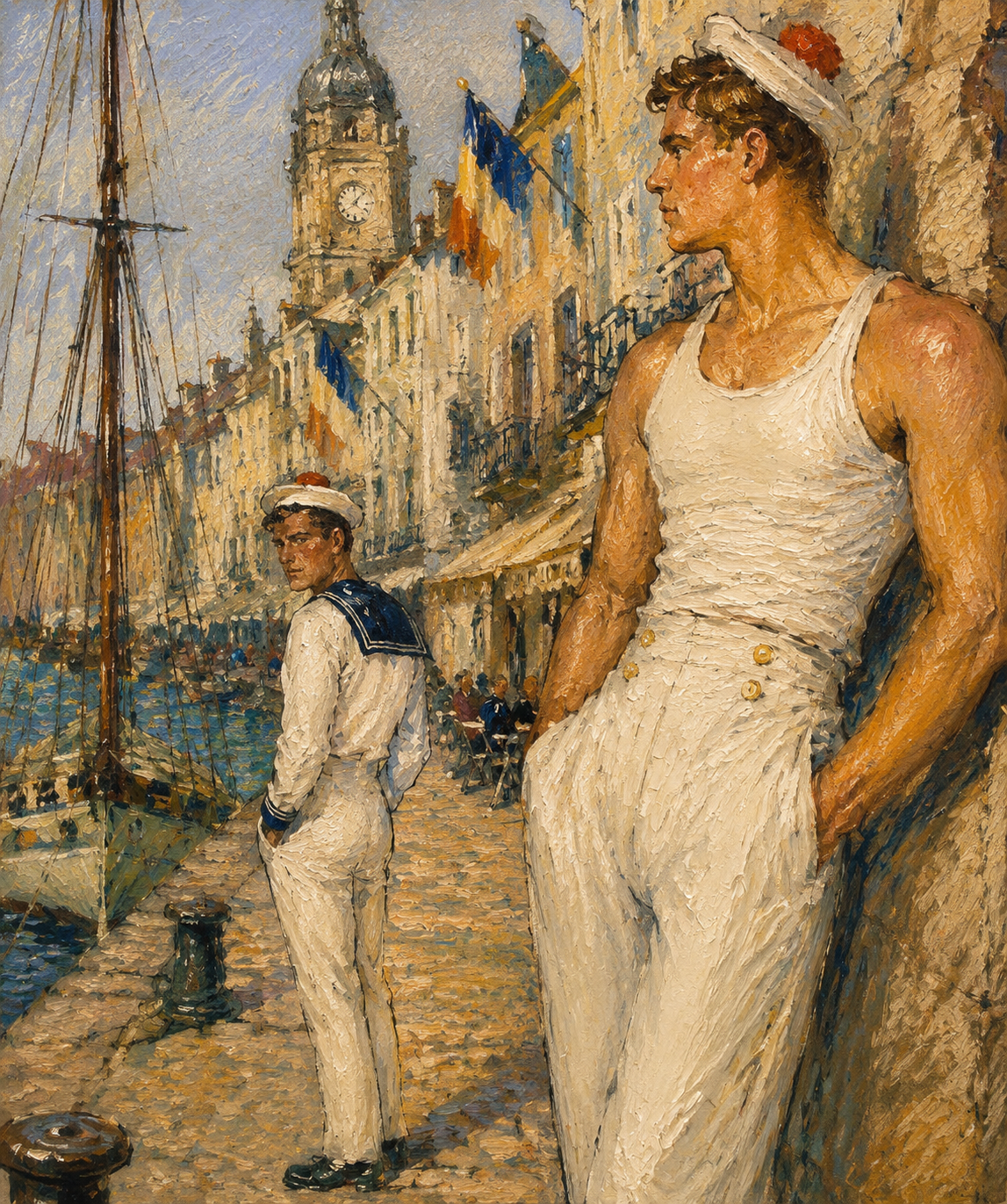 peinture huile sur toile faite sur commande - PORTRAIT MARINE