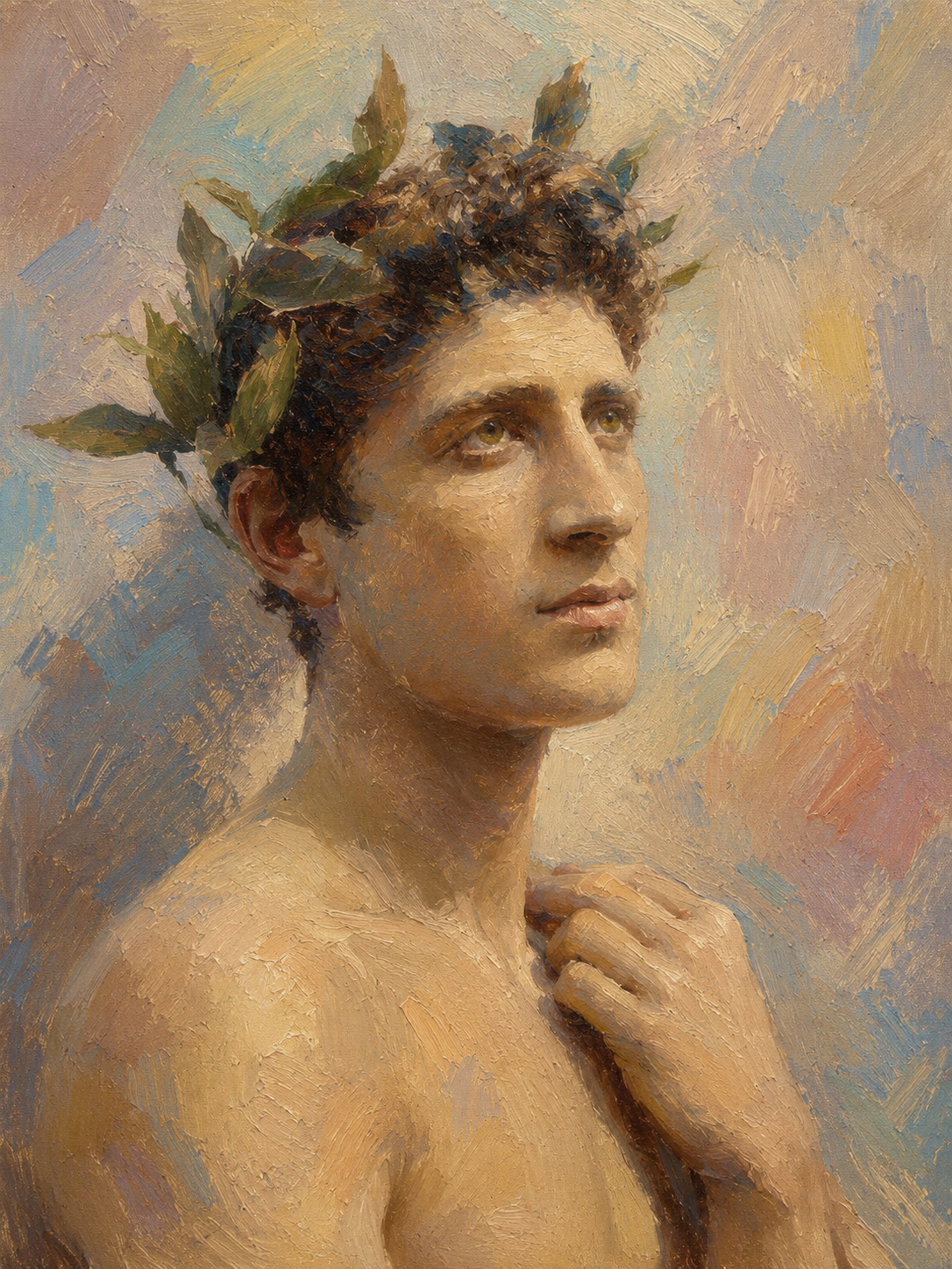 peinture huile sur toile faite sur commande - PORTRAIT AUTRE MONDE