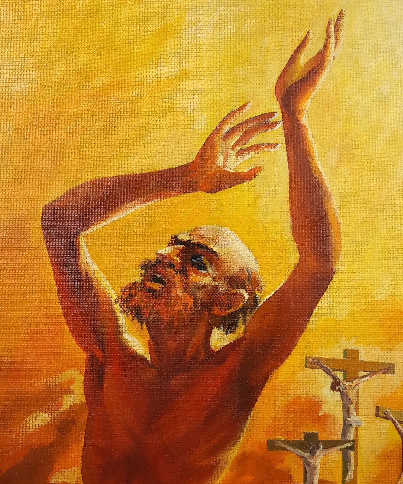 art-religieux-crucifixion-peinture-originale-huile-toile