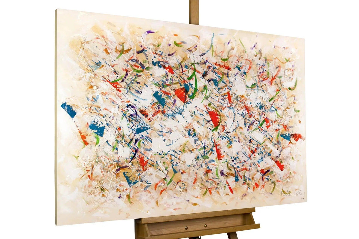 art-moderne-abstrait-peinture-huile-toile - Kikooyou Art Gallery