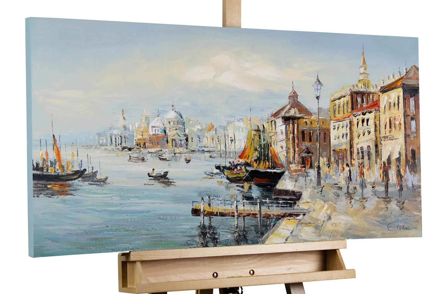 Tableau-peinture-originale-huile-sur toile « reves de venise »