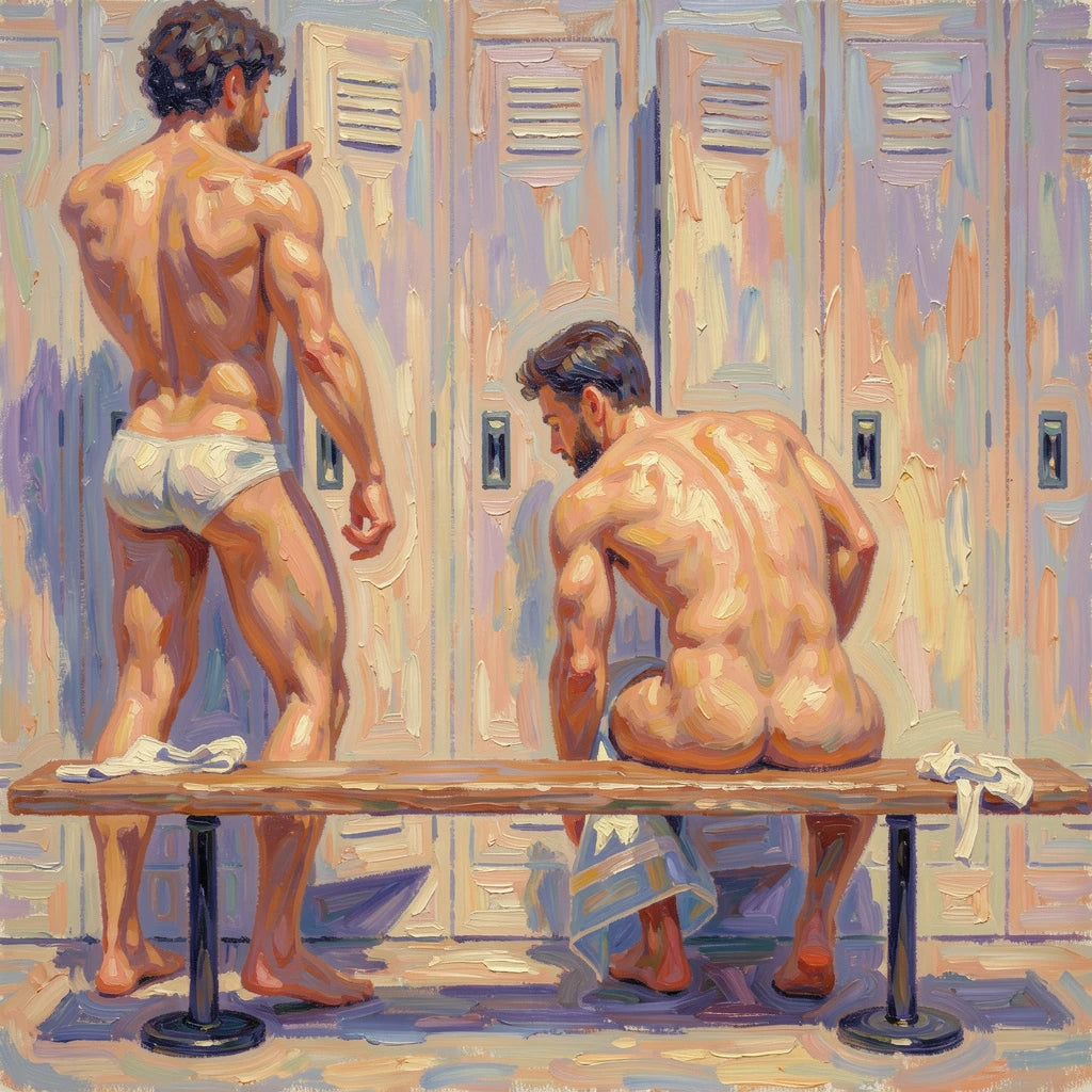 peinture huile sur toile faite sur commande - PORTRAIT BOGOSSE FESSES