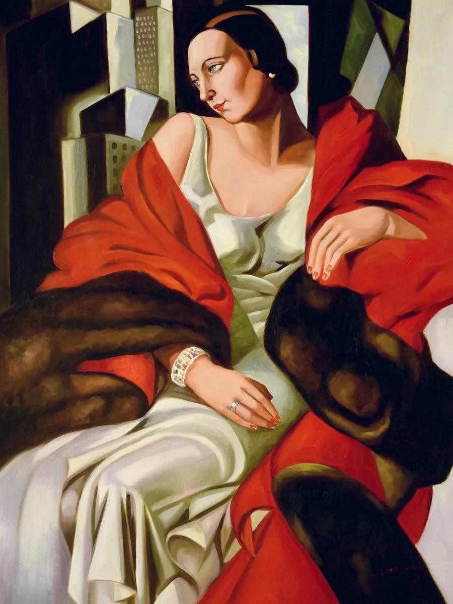 art-portrait-feminin-femme-peinture-huile-toile - Kikooyou Art Gallery