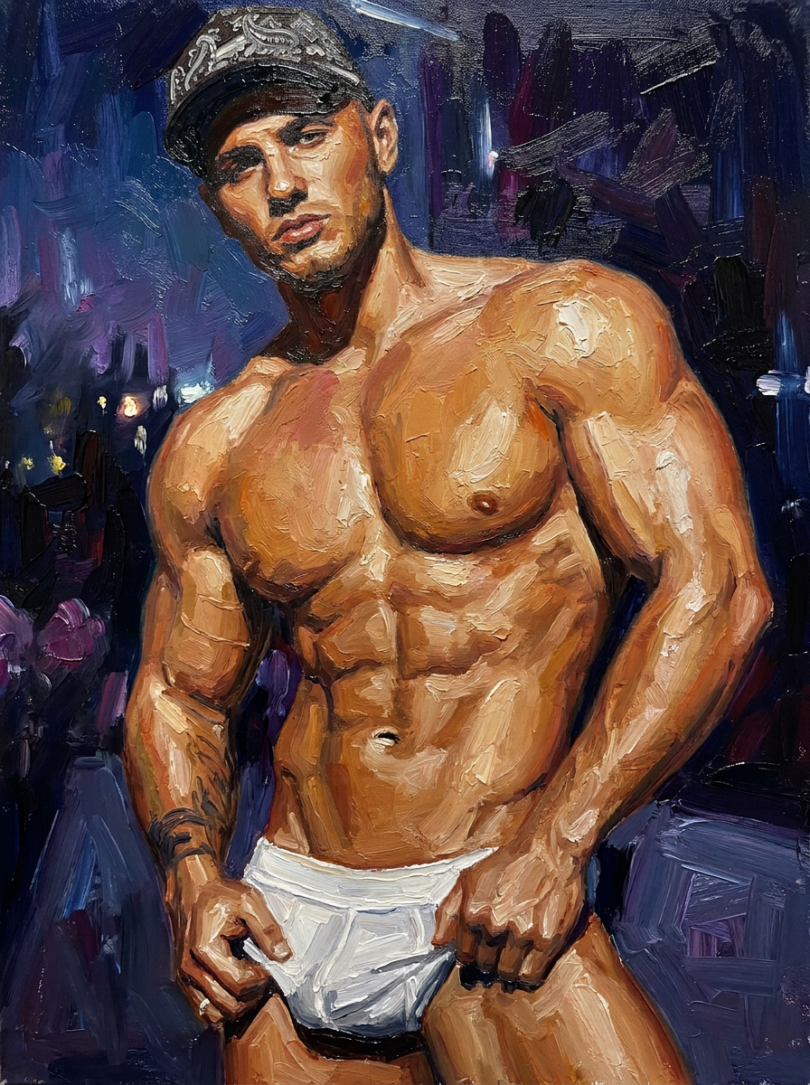 peinture huile sur toile faite sur commande - PORTRAIT BOGOSSE