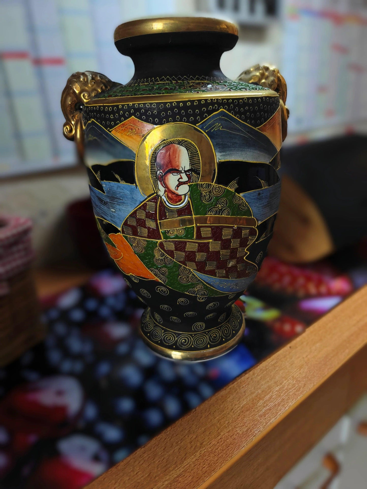 VASE Satsuma Porcelaine JAPON - Kikooyou Art Gallery