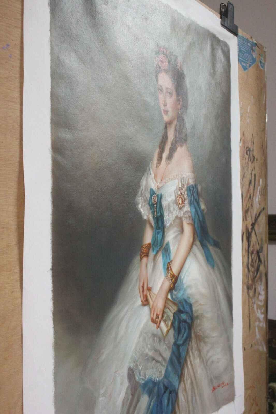 Reproduction peinture à l'huile Winterhalter ALexandra du Danemark - Kikooyou Art Gallery