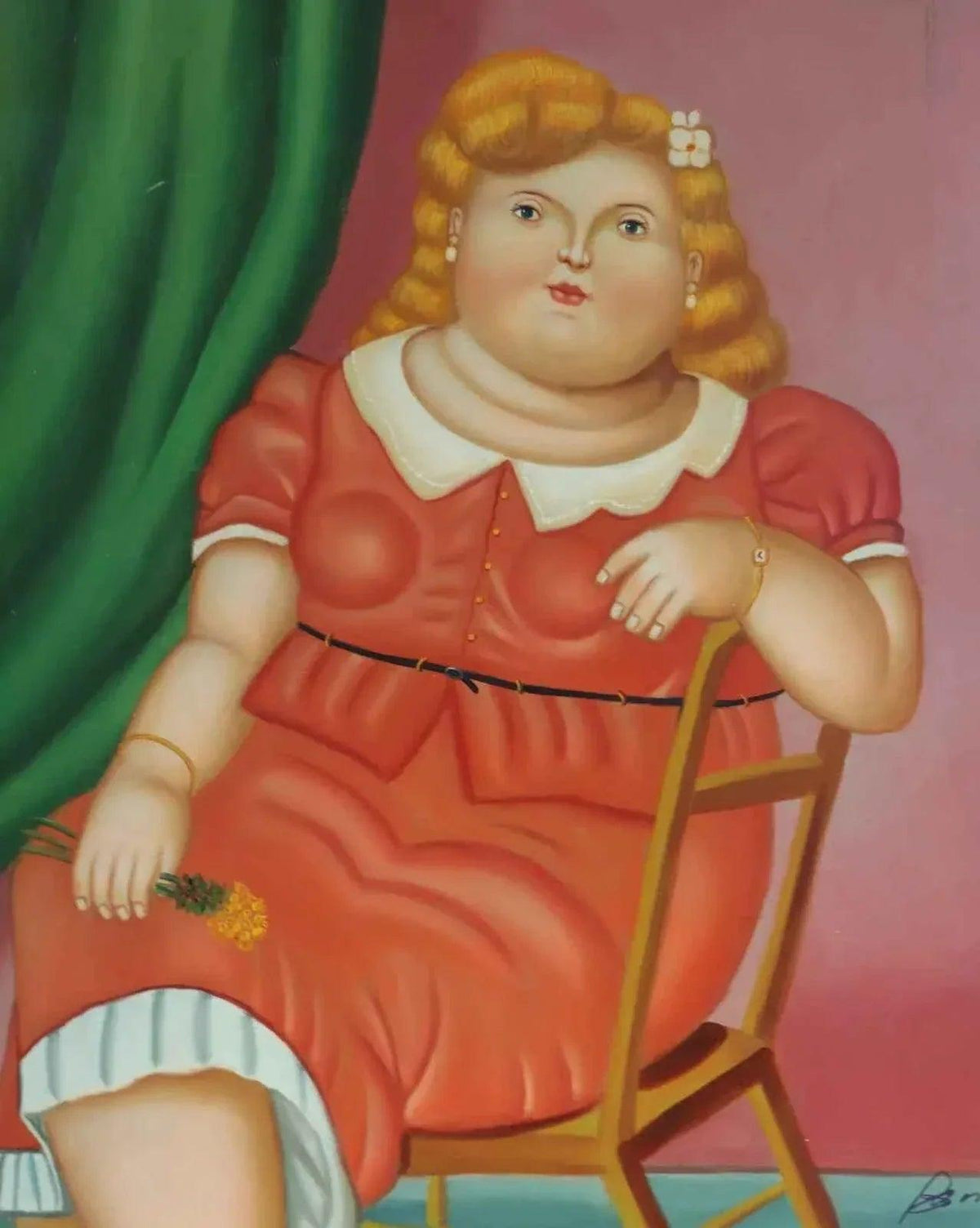 art-moderne-portrait-femme-forte-peinture-huile sur toile - Kikooyou Art Gallery