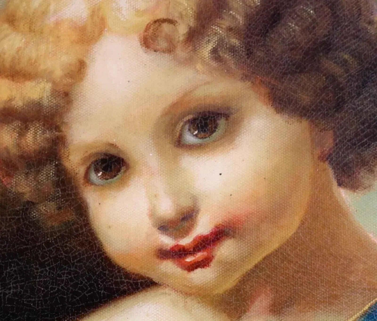 art-mythologie-cupidon-flèche-peinture-huile sur toile - Kikooyou Art Gallery