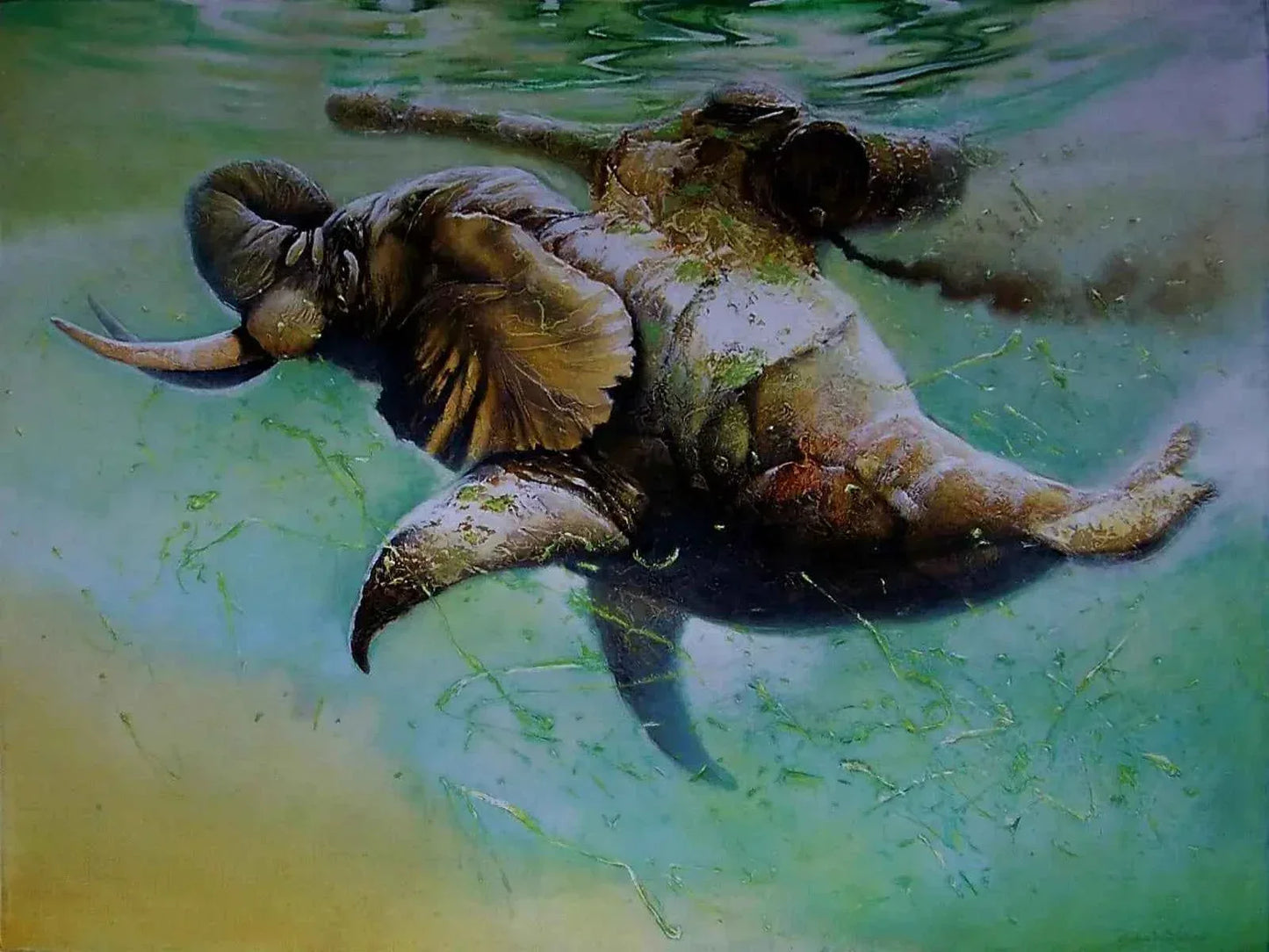 art-surréalisme-transgenre-voyage-modification-génétique-peinture-huile-toile - Kikooyou Art Gallery