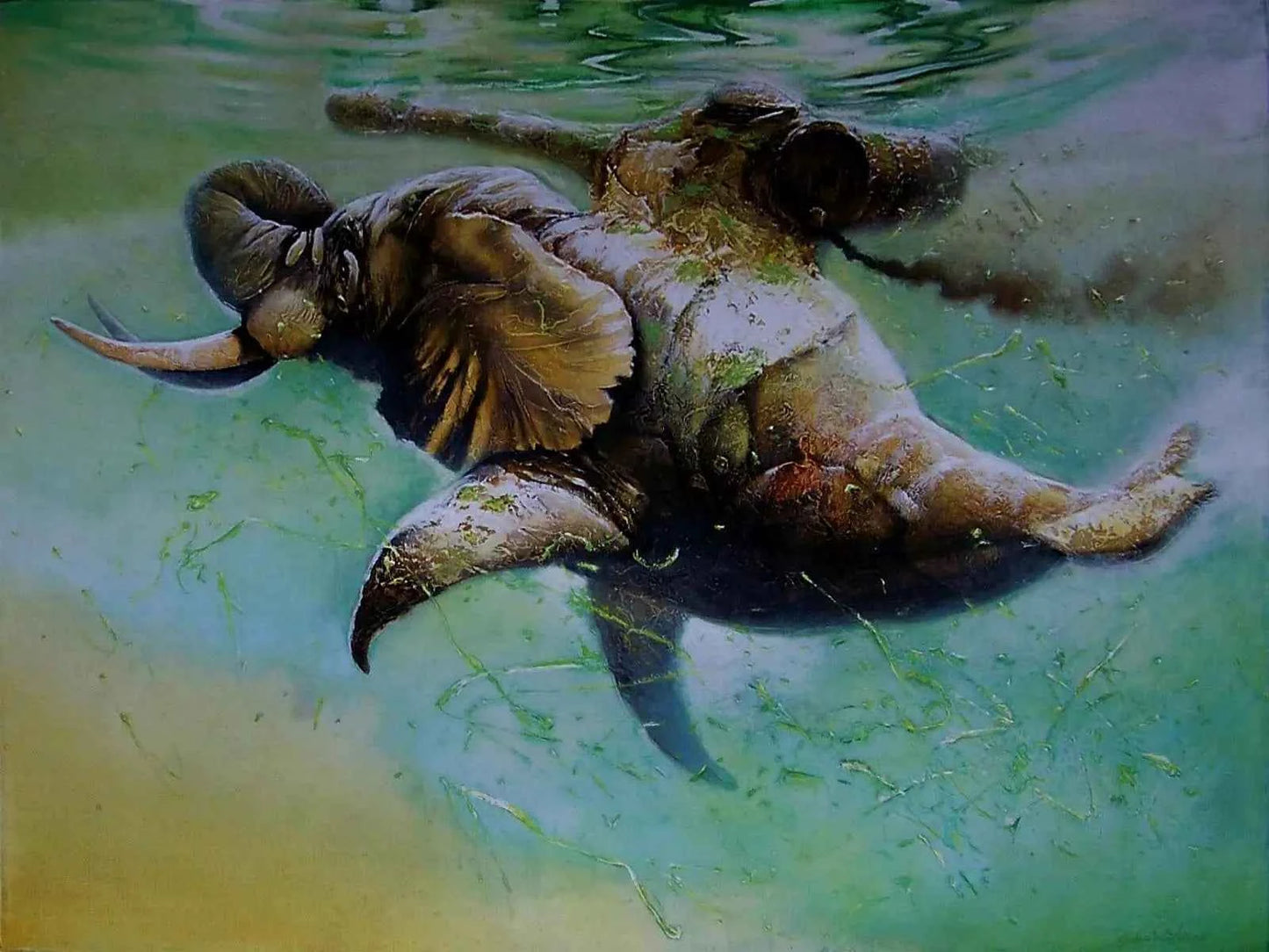 art-surréalisme-transgenre-voyage-modification-génétique-peinture-huile-toile