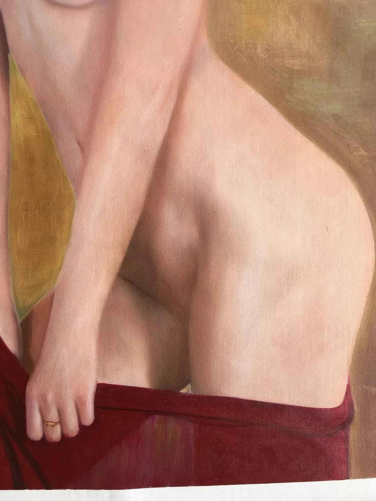 art-érotique-nue-féminin-femme-intégrale-peinture-huile-toile - Kikooyou Art Gallery
