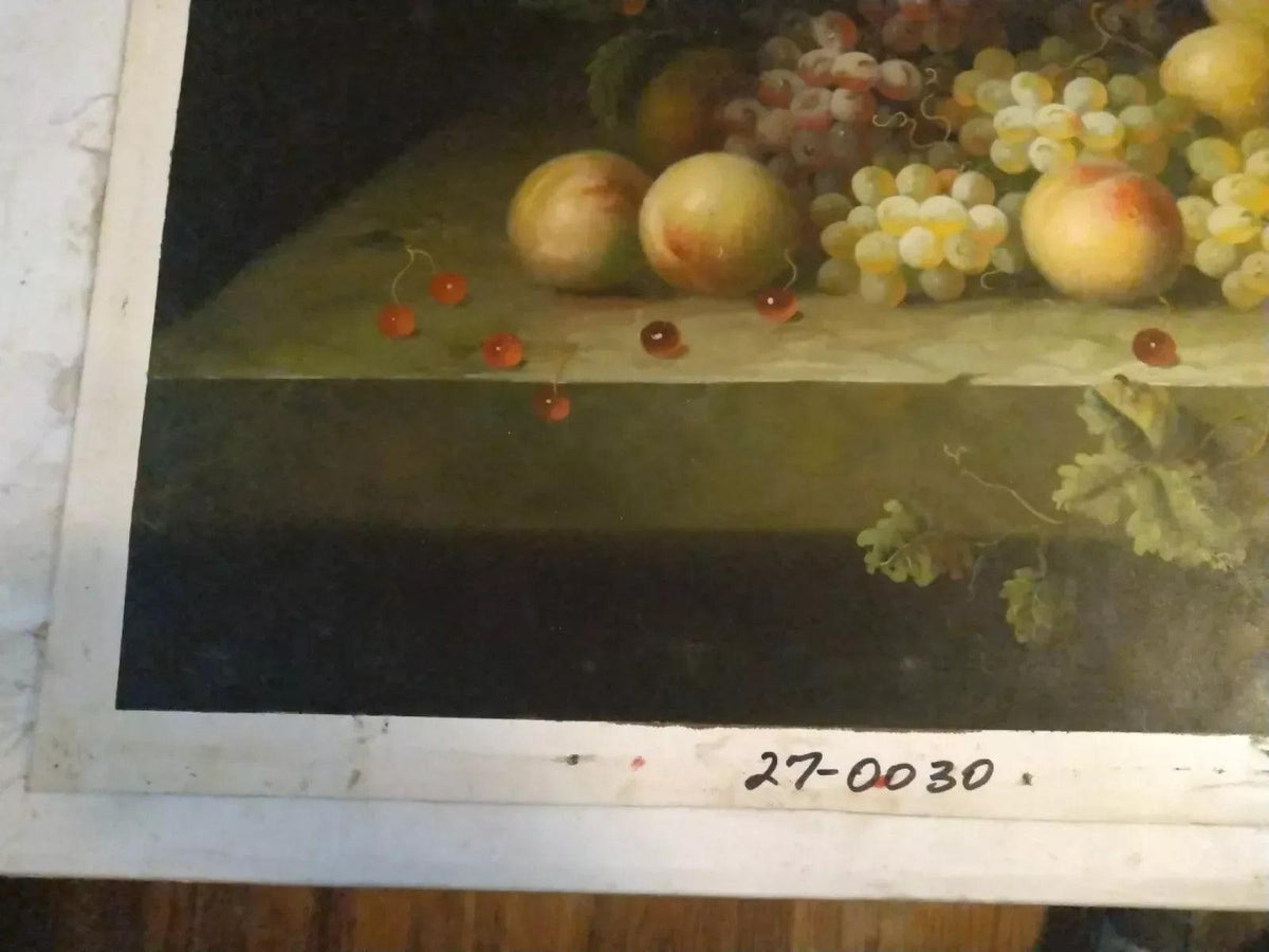 art-nature-morte-fruits-peinture-huile-toile - Kikooyou Art Gallery