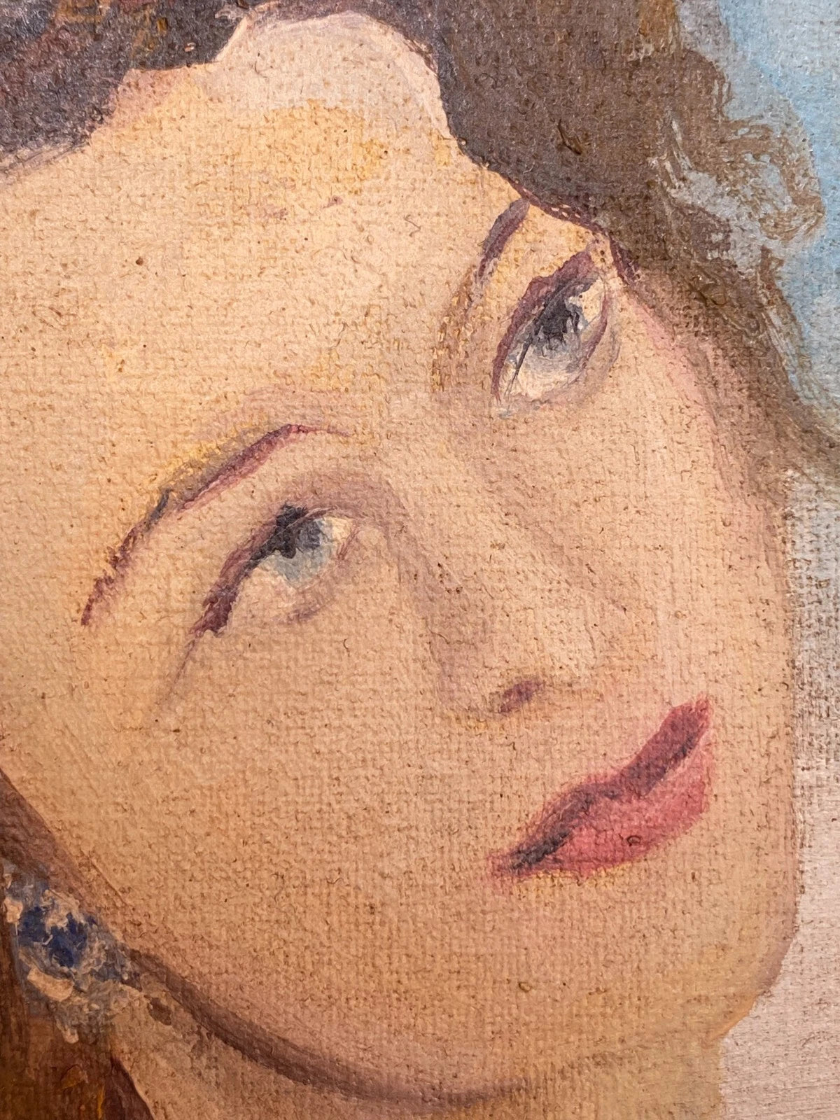 art-portrait-surrealiste-femme-peinture-huile-toile