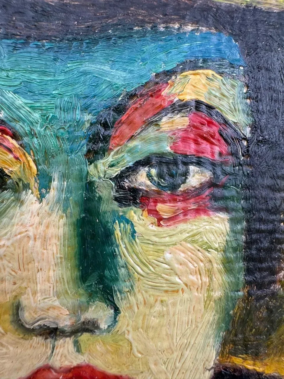 art-decoration-tableau-peinture-huile-toile-moderne-portrait-feminin-femme-personnage-nue-chapeau-d'aprés KEES VAN DONGEN - Kikooyou Art Gallery