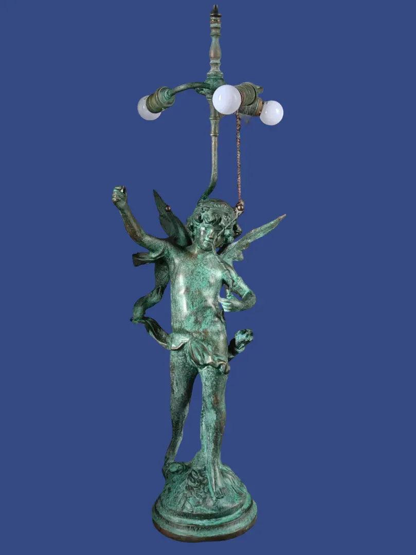 objet-decoration-lampe-style-tiffany-verre-bronze - Kikooyou Art Gallery