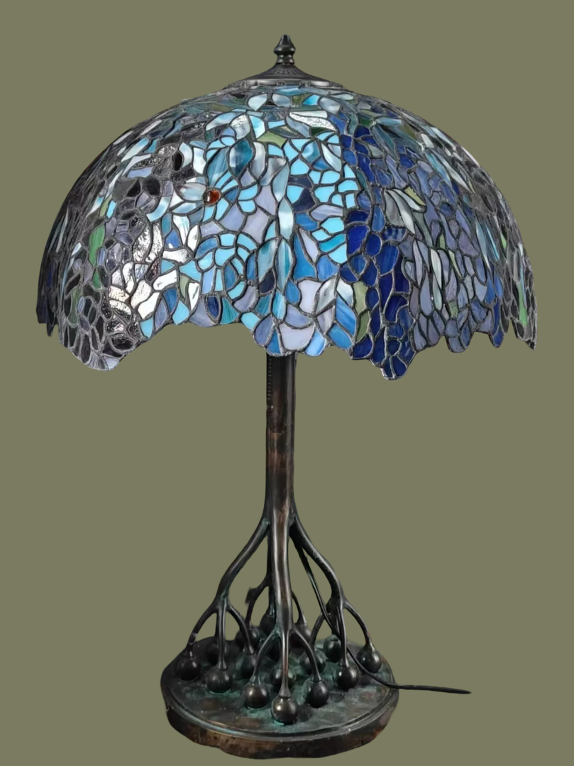 objet-decoration-lampe-style-tiffany-verre-bronze-78CM