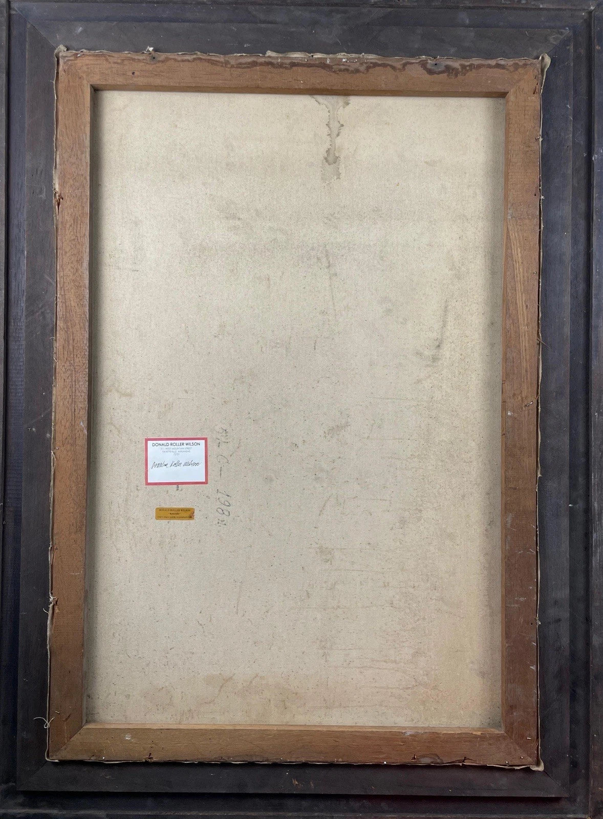 Tableau huile sur toile d'après Donald Roller Wilson- roi-singe