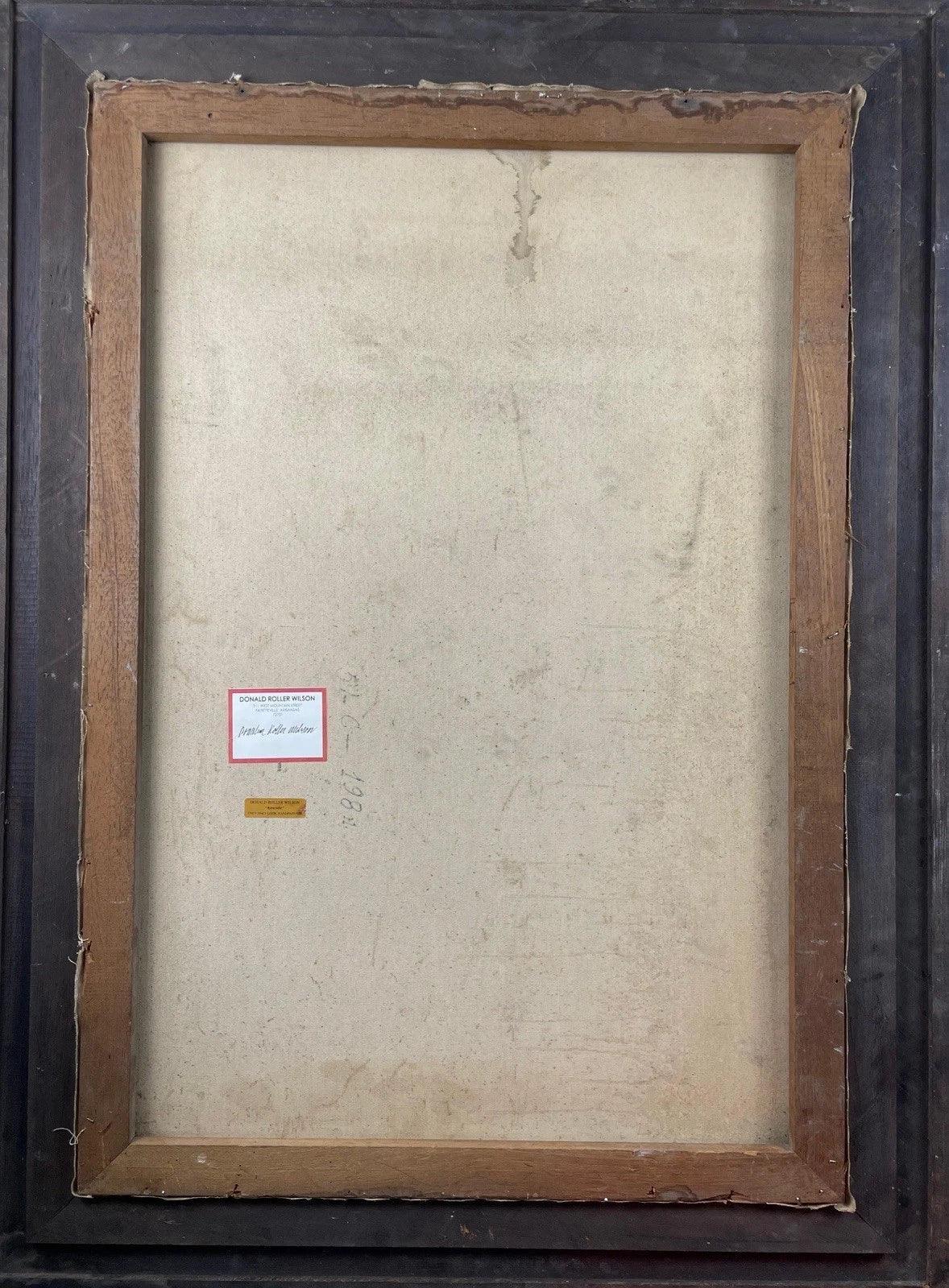 Tableau huile sur toile d'après Donald Roller Wilson- roi-singe - Kikooyou Art Gallery