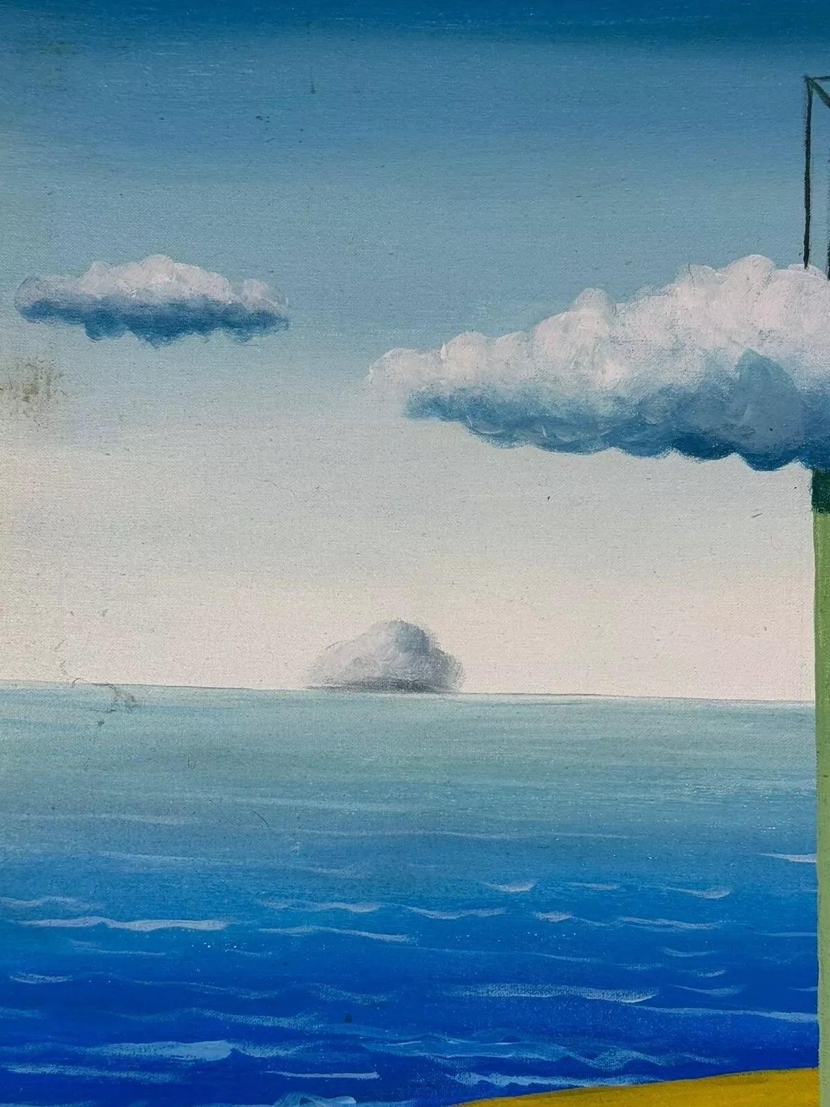 art-decoration-tableau-peinture-huile-toile-moderne-surrealisme-porte-ouverte - Kikooyou Art Gallery