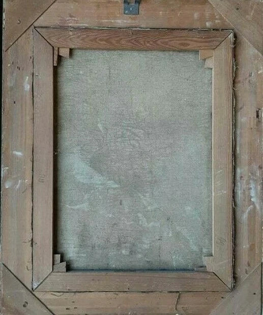 Portrait Peinture à l'huile dame Noble rousse