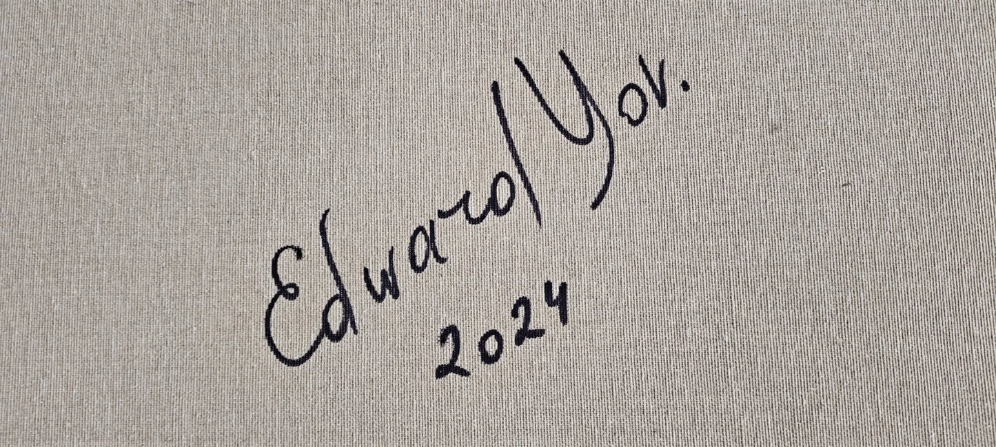 akril peinture art abstrait moderne huile originale Edward Yov