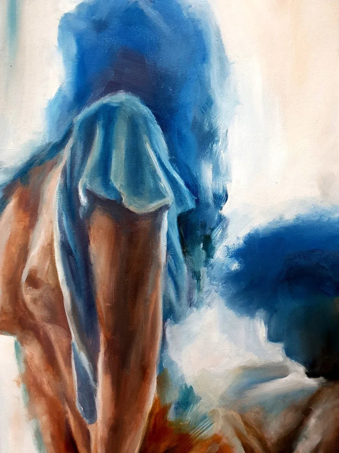 Art érotique femme nue art mural couple nu peinture huile impressionnisme intime - Kikooyou Art Gallery