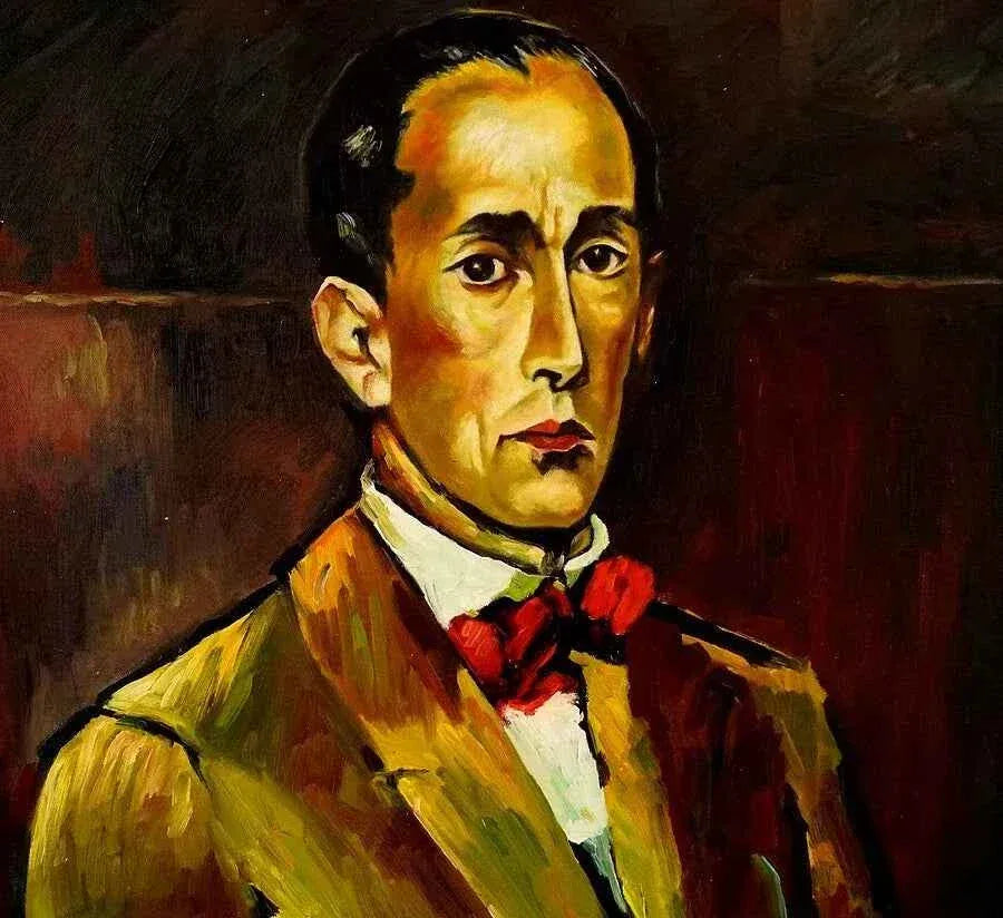 art-d'après Anton Faistauer autoportrait peinture à l'huile - Kikooyou Art Gallery