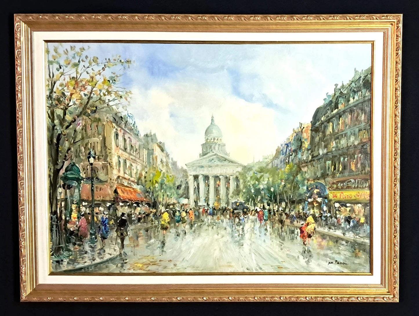 Mario Passoni - Vue de Paris "Le Panthéon" -