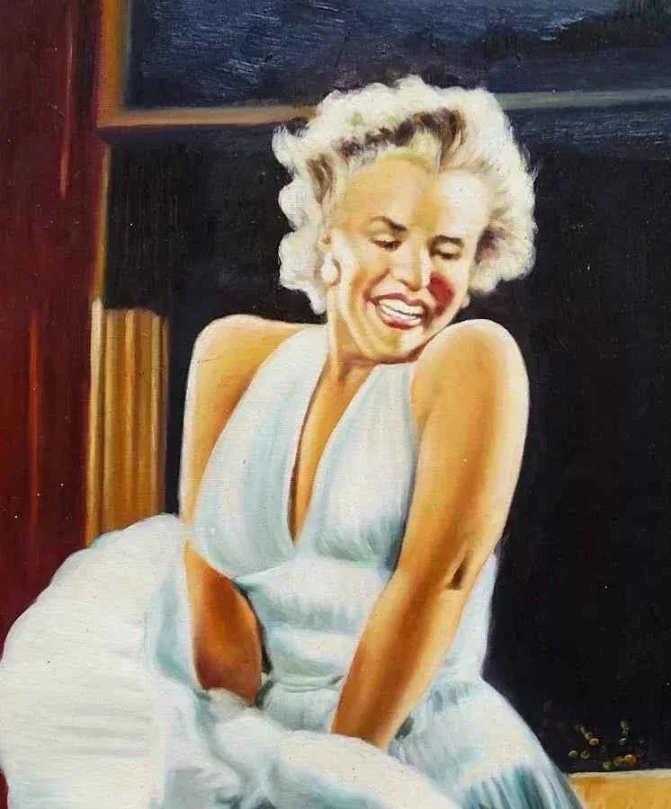 art-Peinture à l'huile Marilyn Monroe - Kikooyou Art Gallery